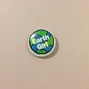 Vintage Earth Girl Pin